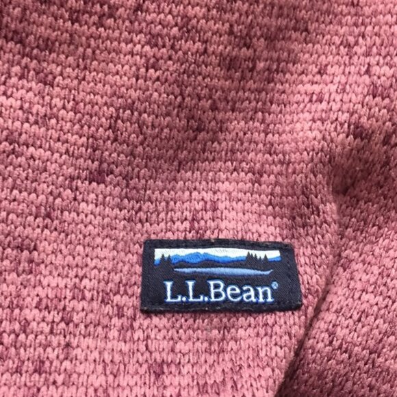 L.L.Bean Lightweight Soft Crewneck Sweater Fleece Top Purple Women’s size Med - Picture 4 of 9